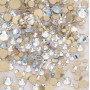Strasuri din cristale pentru make-up, model Gold SM006 Silver Blue Reflex